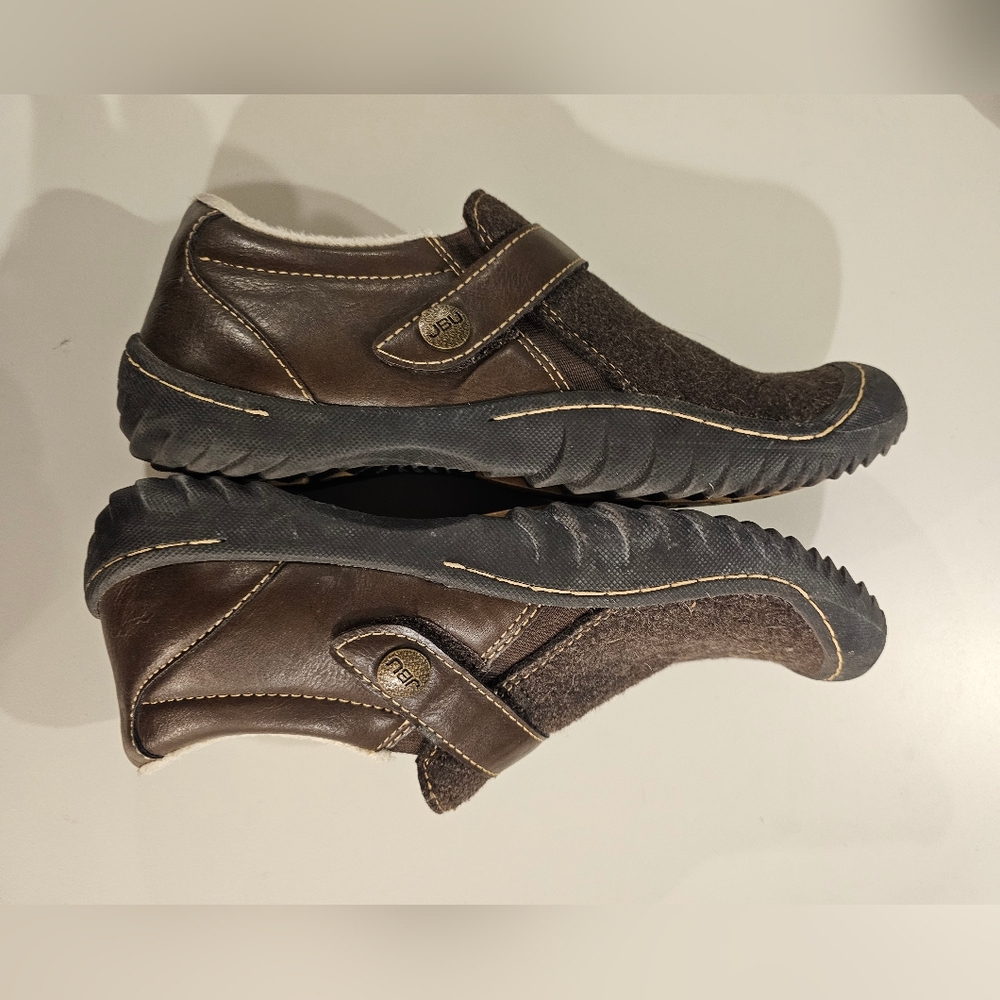 Jbu Womans Blakely Memory Foam Size 9m Brown Slip… - image 3